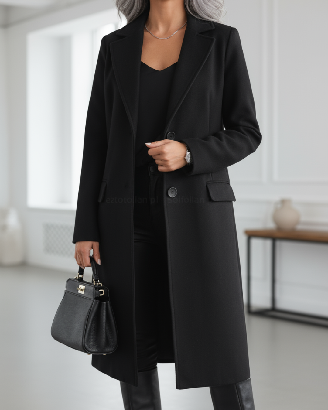 Tailored Long Elegant Coat