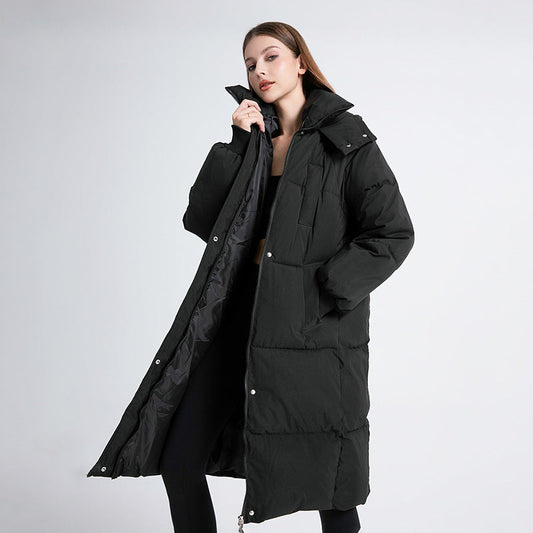 Classic Hooded Long Puffer Coat